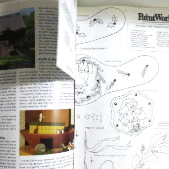 4 PAINT WORKS Magazine CRAFT Projects Christmas Painting Craft - Picture 4 of 16